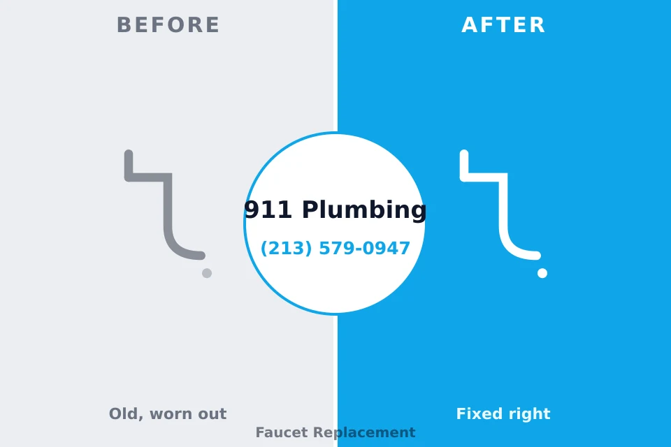 Before and after: plumbing repair Russellville, KY